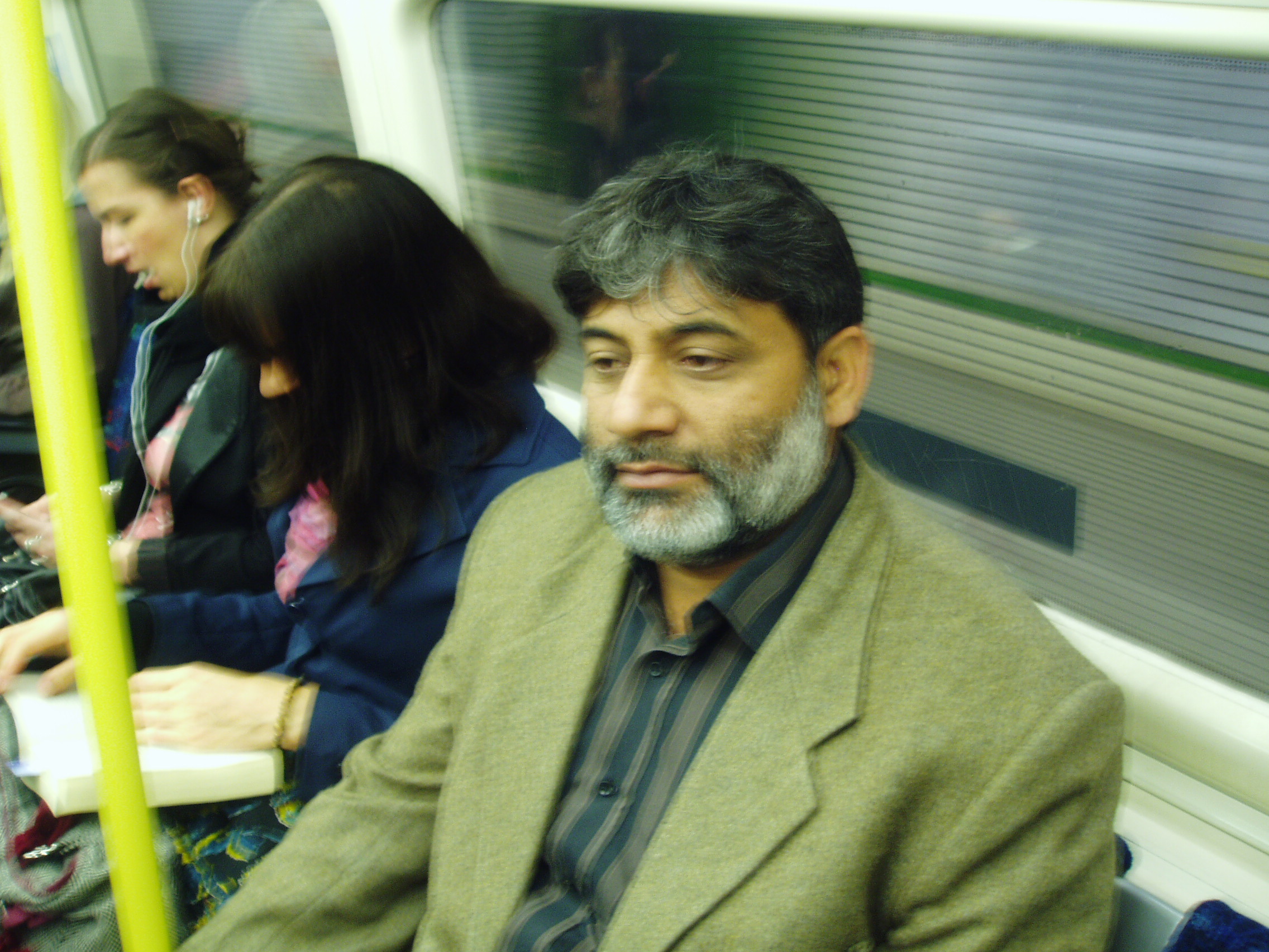 Raja Bashrat in under ground london