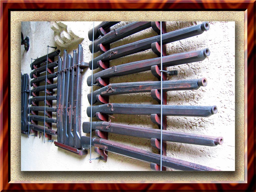 Arquebuses in Sigmaringen Castle, Baden-Wurtemberg, Germany