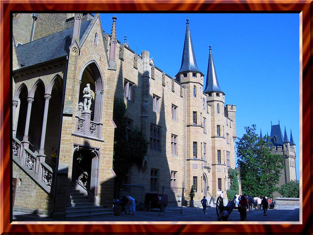 Inner Court Of Hohenzollern Castle, Germany