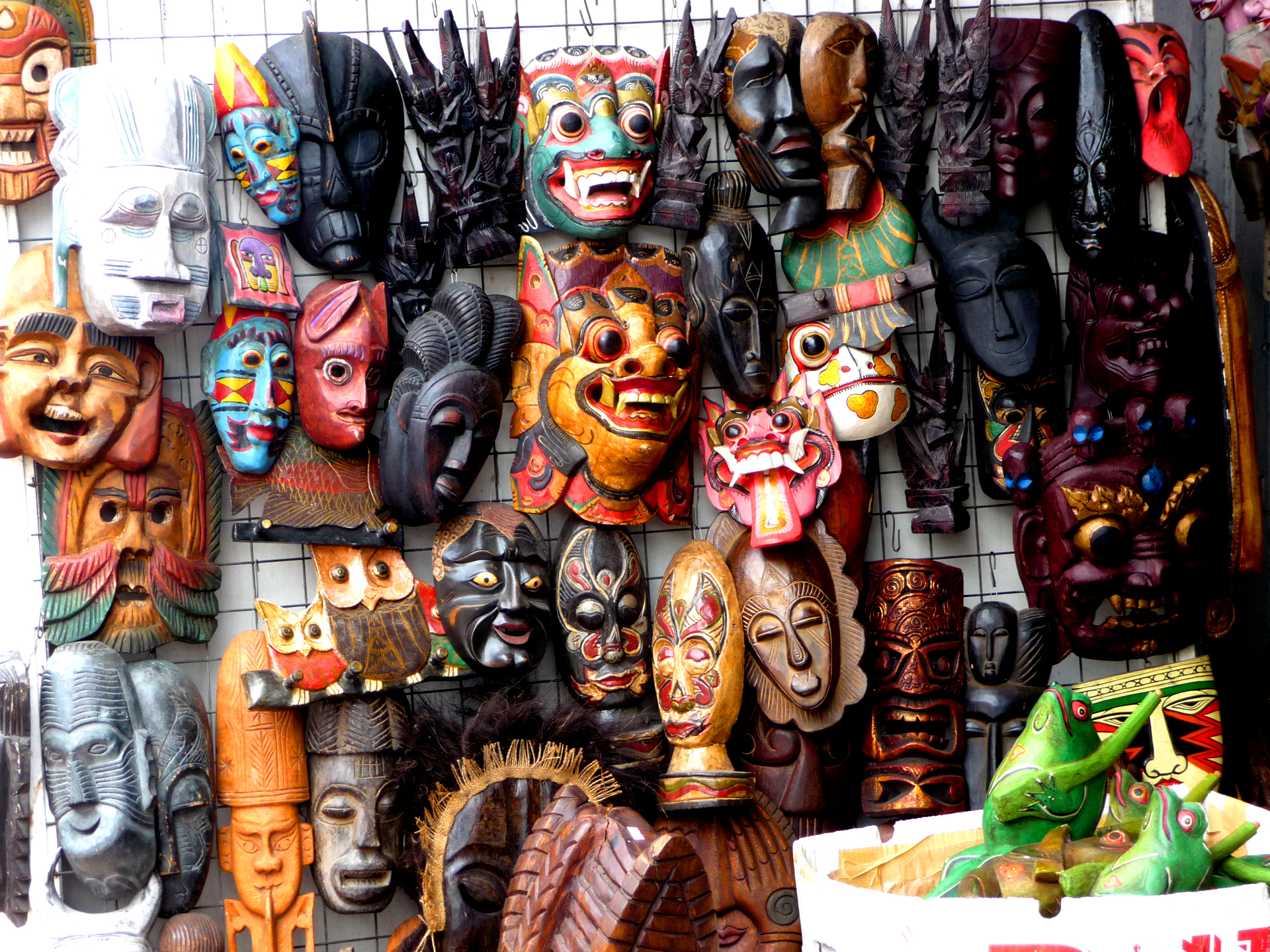 Mask shop on Jonker Street.
