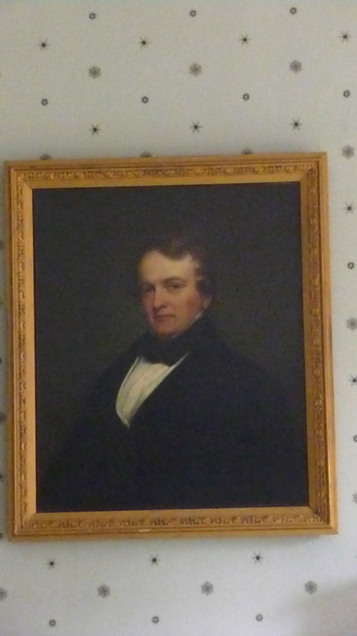 Portrait in the Green Room, probably of one of Martin Van Burens four sons.