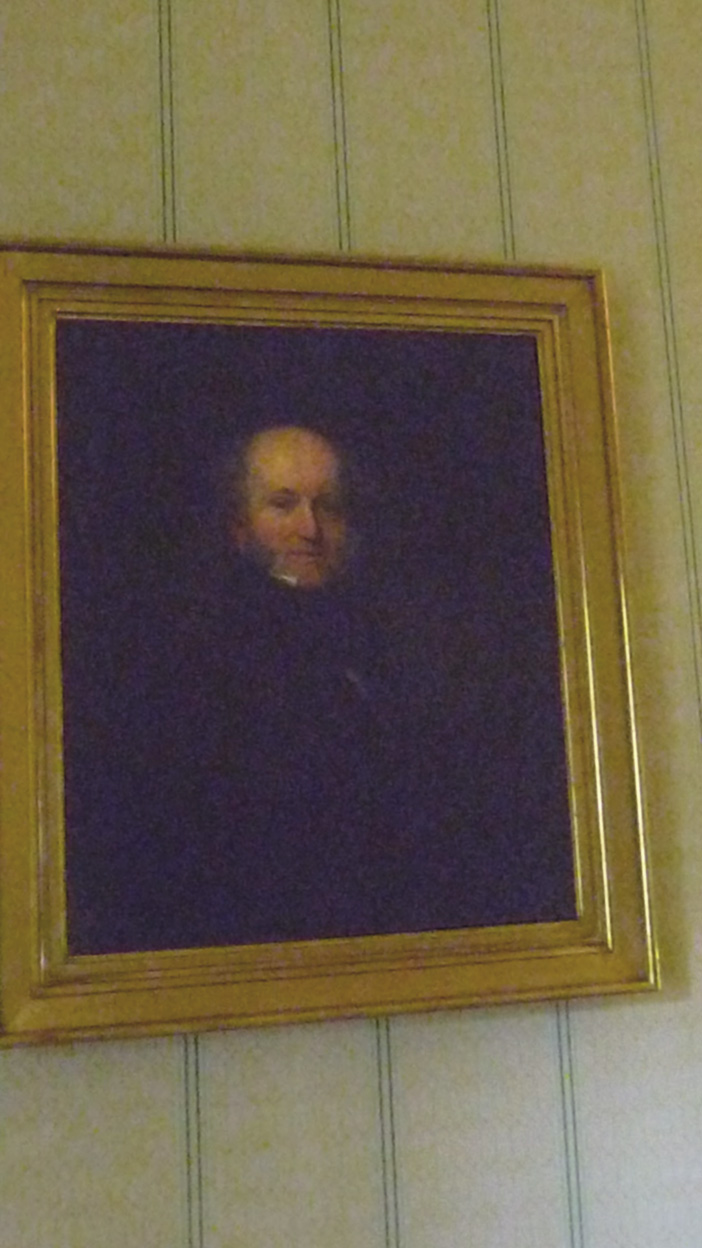 Portrait of Martin as a younger man, which hangs in Lindenwald.
