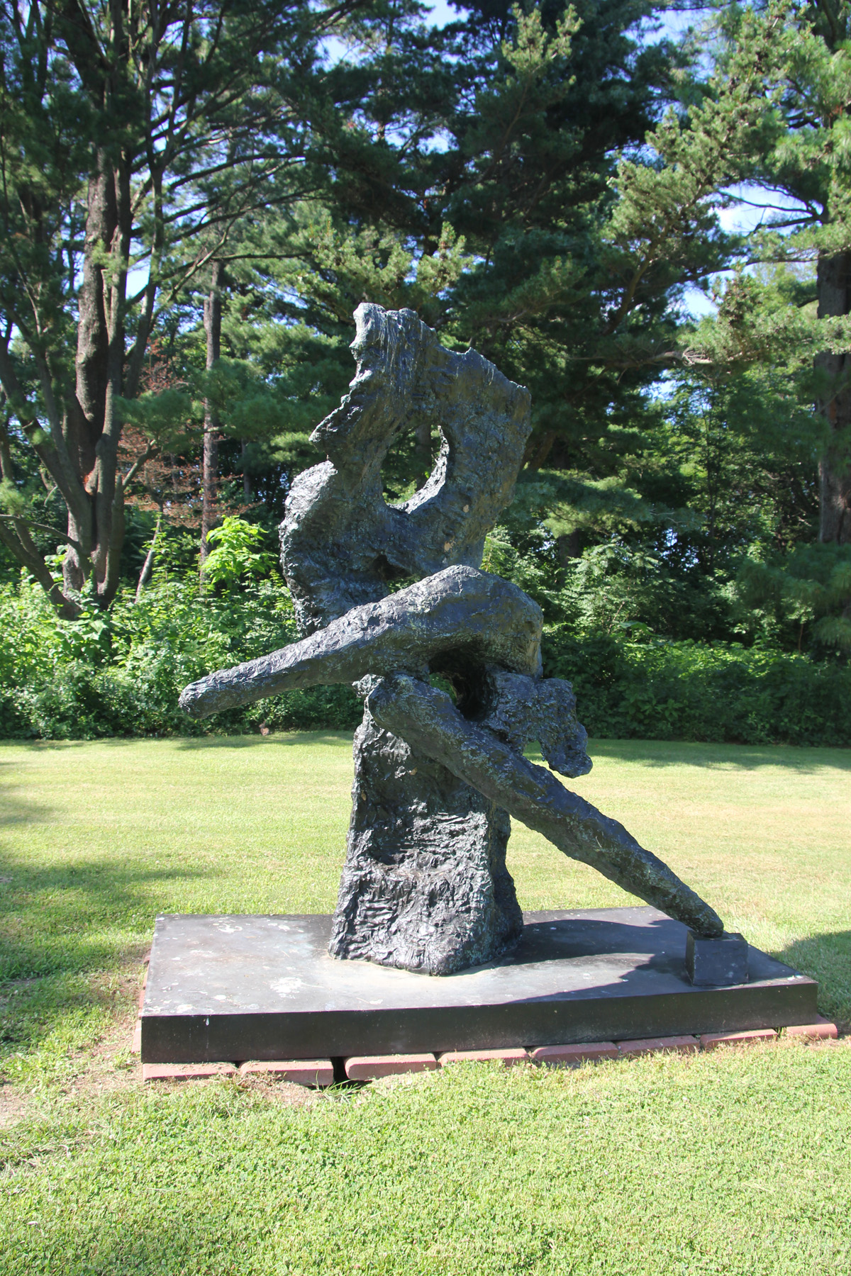 Another bronze sculpture by American artist Reuben Nakian entitled Moonlight Goddess (cast in 1960).