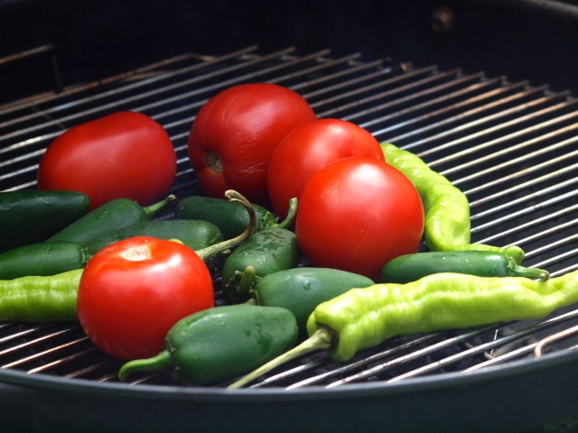 Roasting Chiles for Salsa