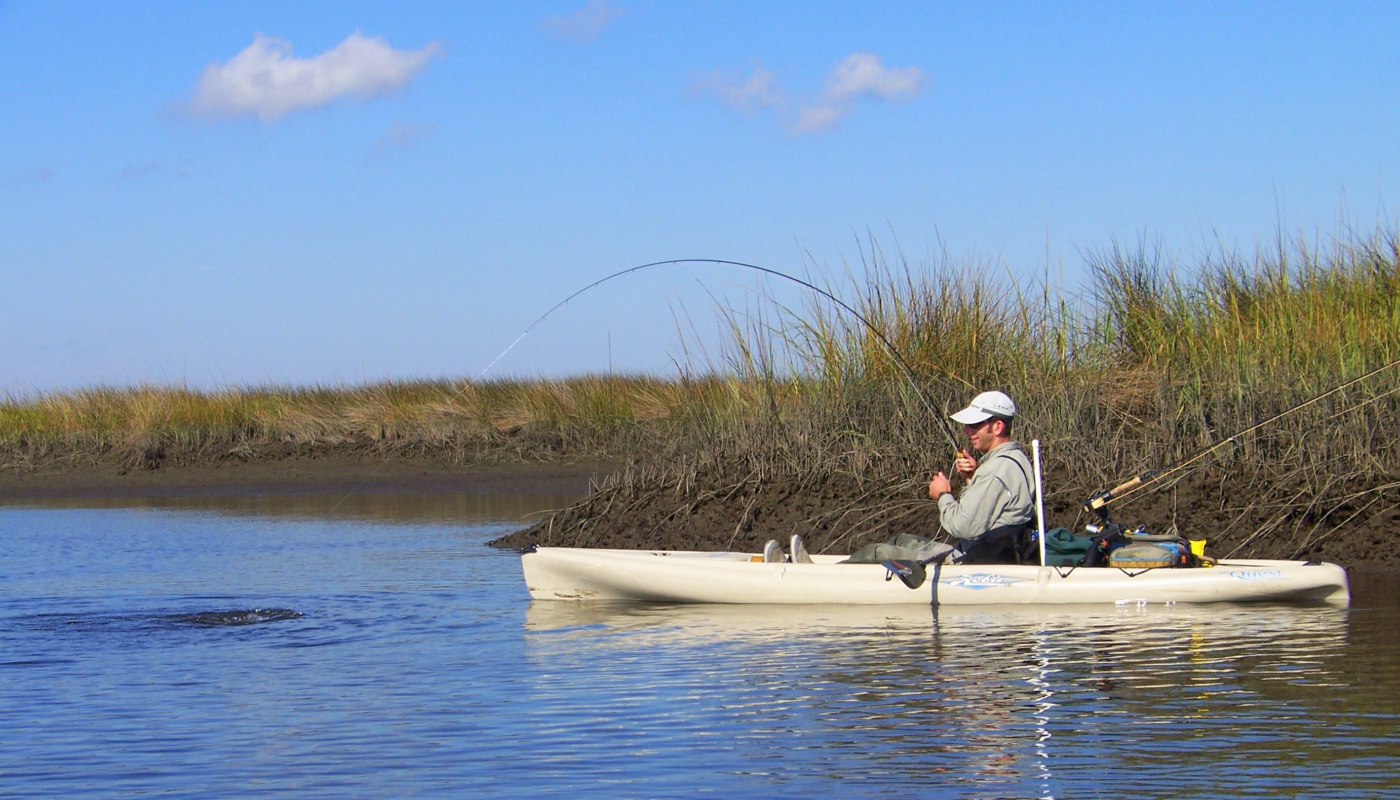 Bart on a Clear Winter Day Fishing