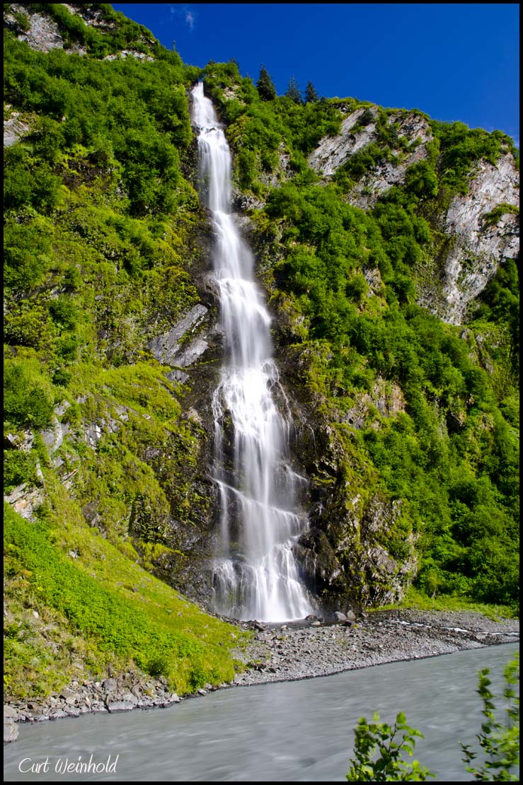 Bridal Veil Falls near Valdez