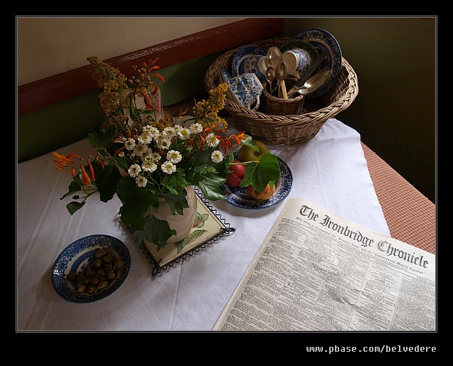 Victorian Table Setting, Blists Hill, Ironbridge