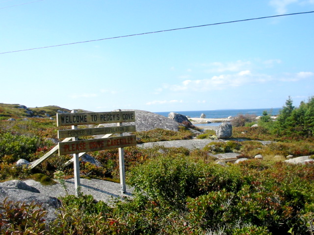 Welcome to Peggys Cove - Population - 50