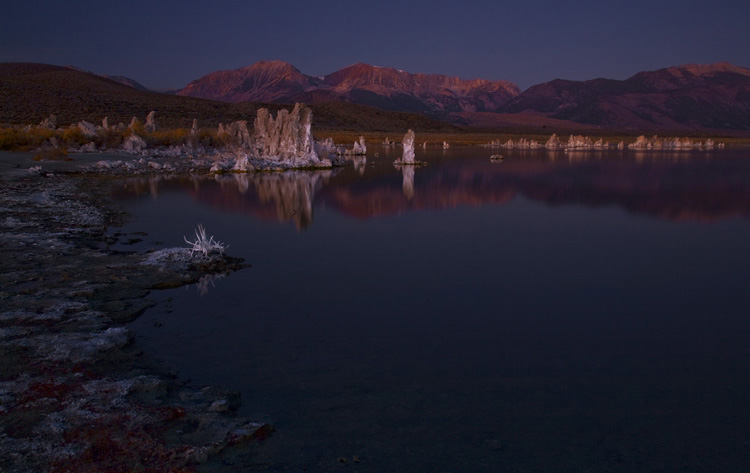 First Light Hits the Tufas at Mono Lake