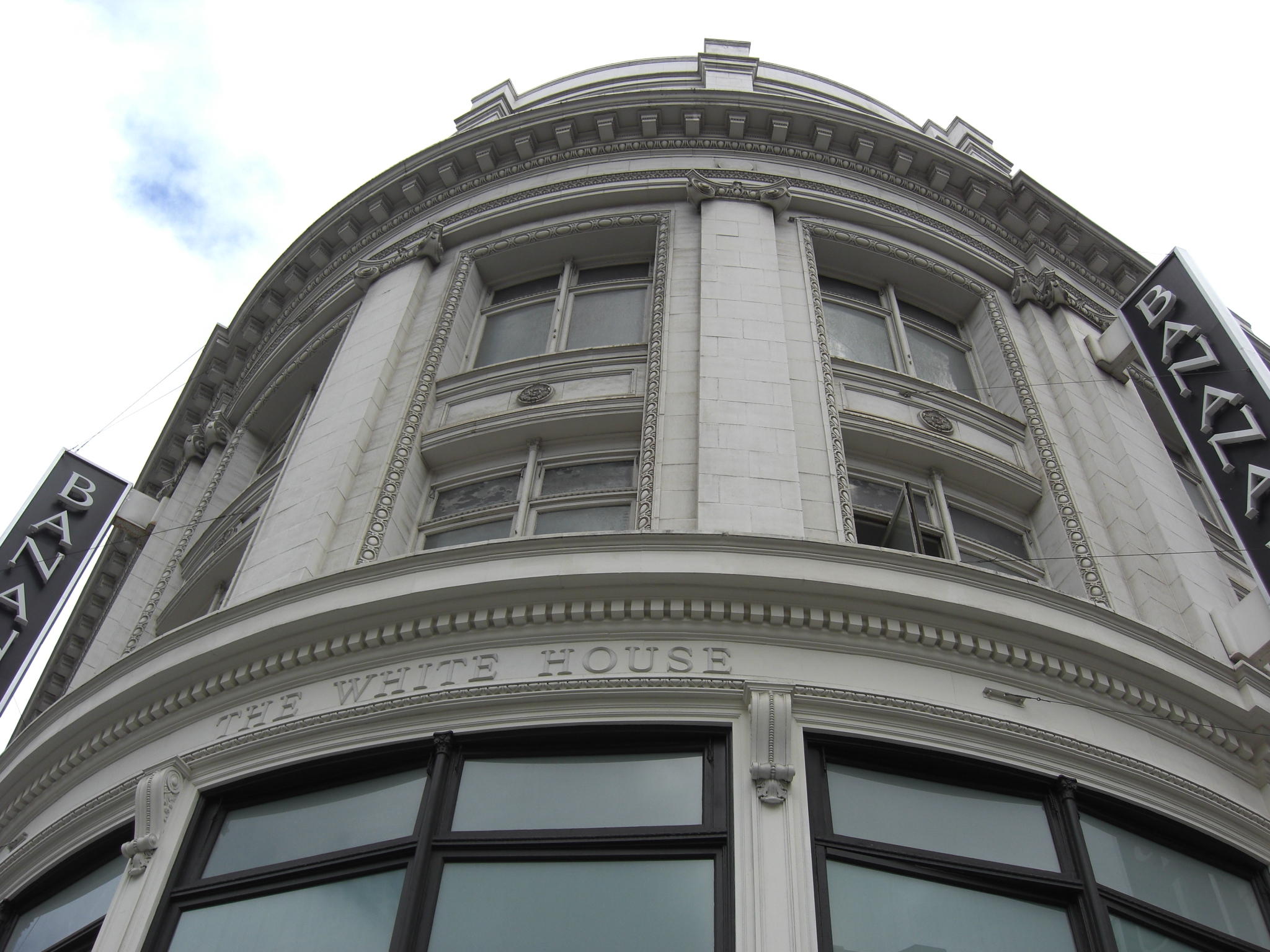 Sutter St., The old White House, now Banana Republic,