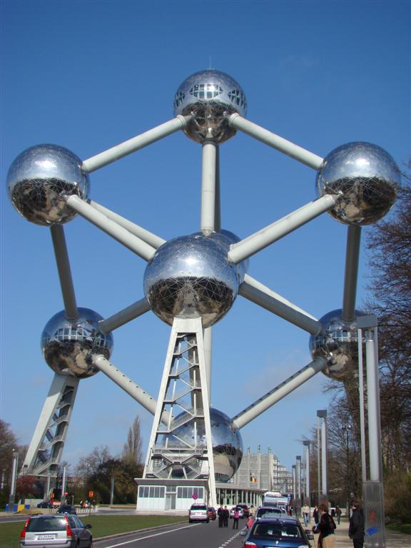 The Atomium, centerpiece of the 1961 Brussels Worlds Fair