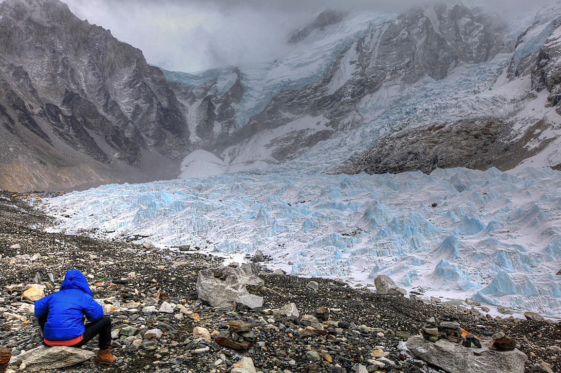 Khumbu Glacier and Ice Fall