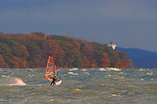 Windsurfing At Sunset 23937