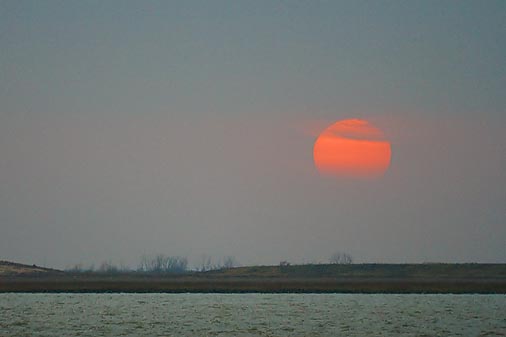 Red Sun Setting 31254