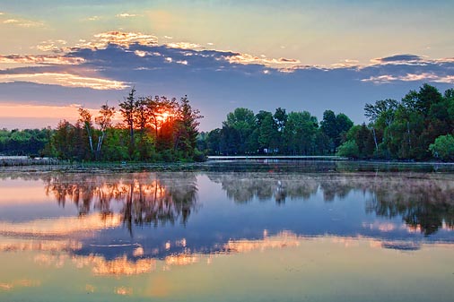 Rideau River Sunrise 20100520