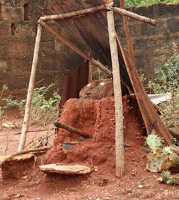 Voodoo. Legba in a village near Possotom.