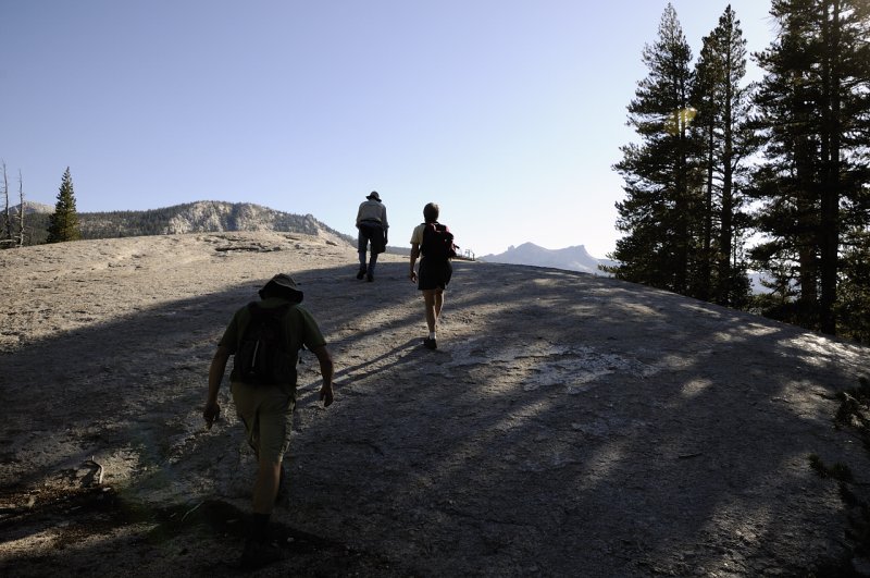 Hiking up a litte Granite Dome