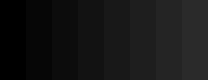 8 step gradient Grey Scale Shadow