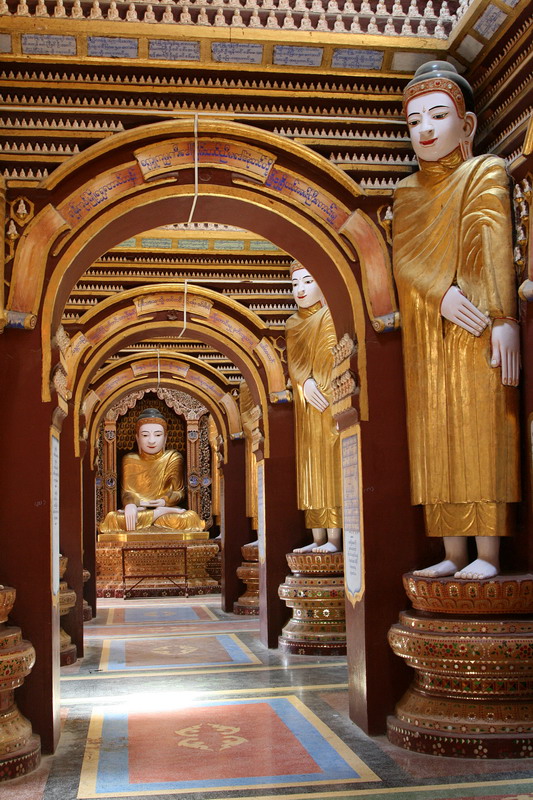 Le temple de Thanbodhay - Mandalay