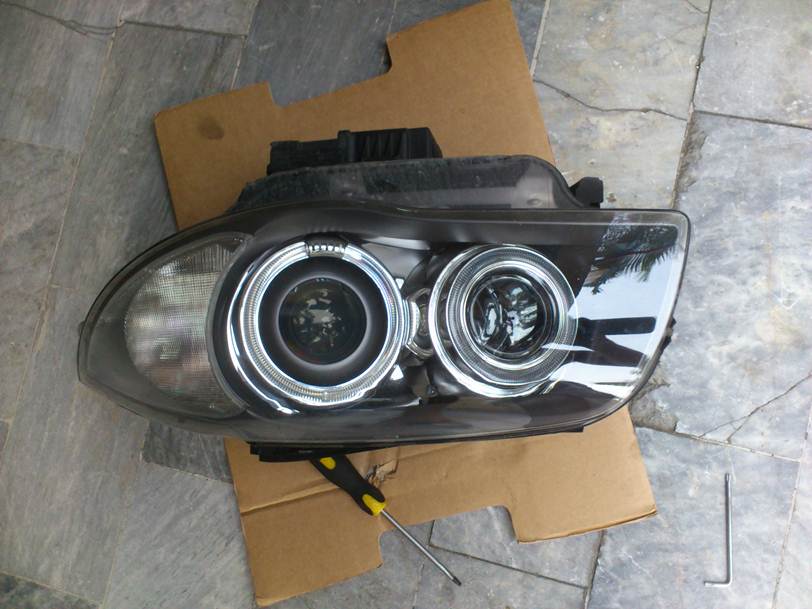 The removed headlight