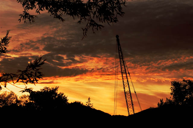 Sunrise Over The Crane