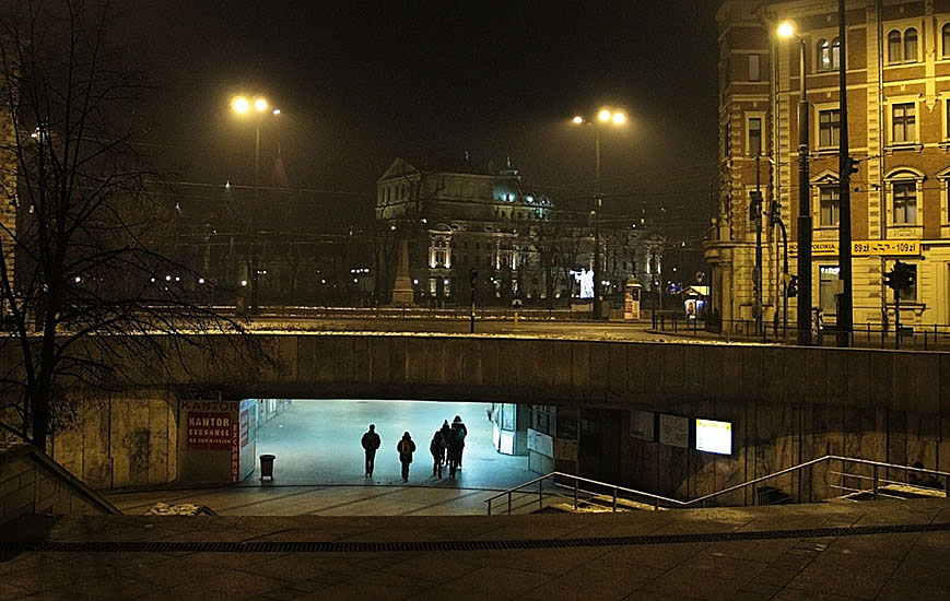 Midnight underpass