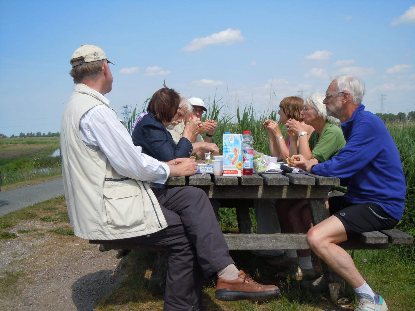 Picknick bij molen De Woudaap Krommenie