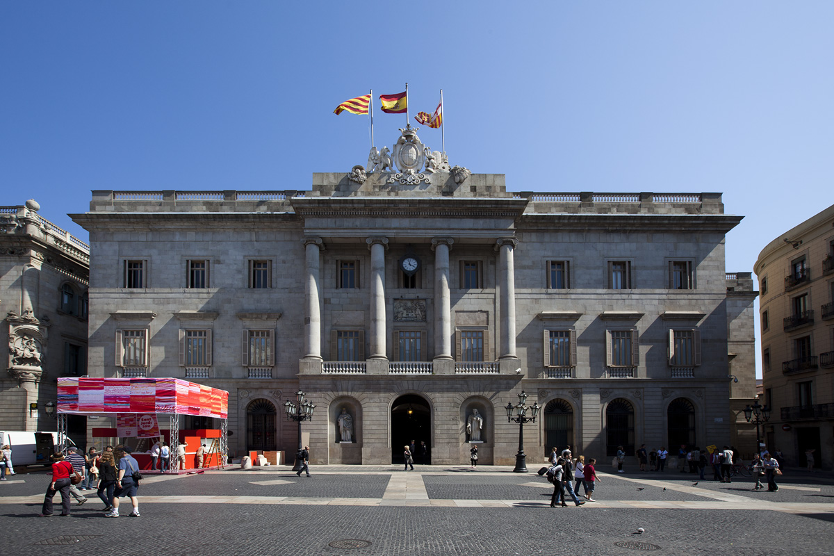 Government buildings.