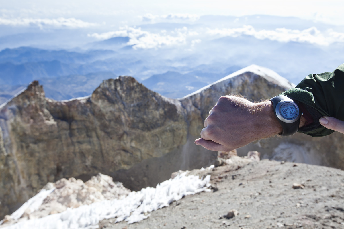 Stevens Garmin watch tells us the elevation is 18520!