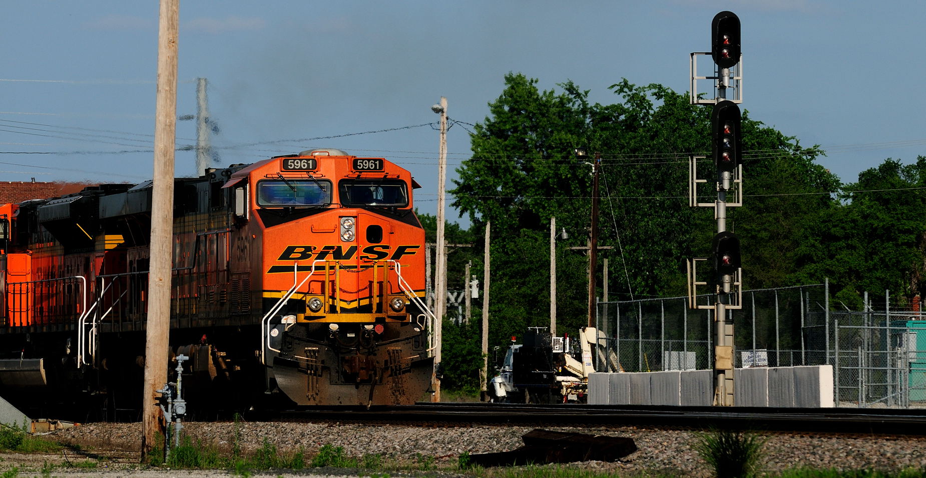 BNSF Coal Train Garrett IN