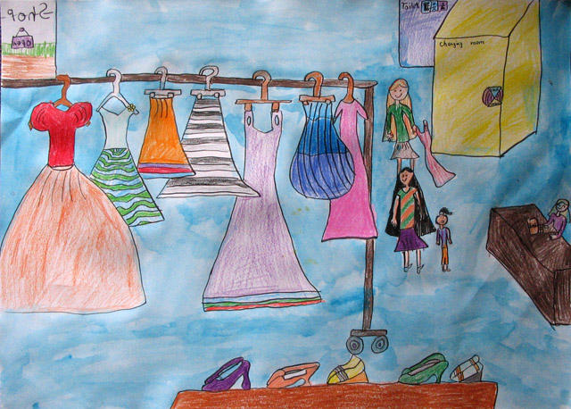 dress shop, Lucy Nie, age:8