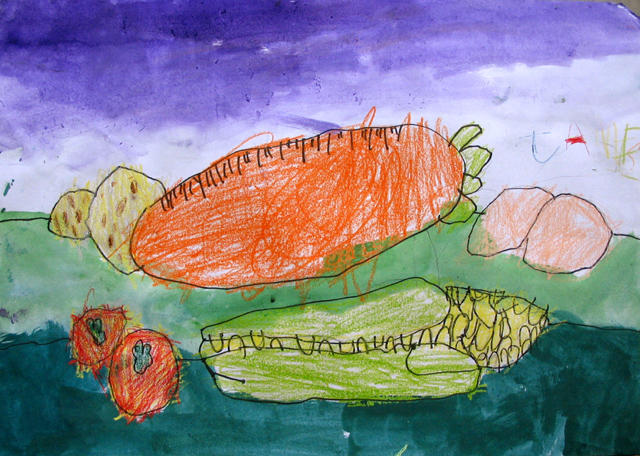 vegetables, James, age:5
