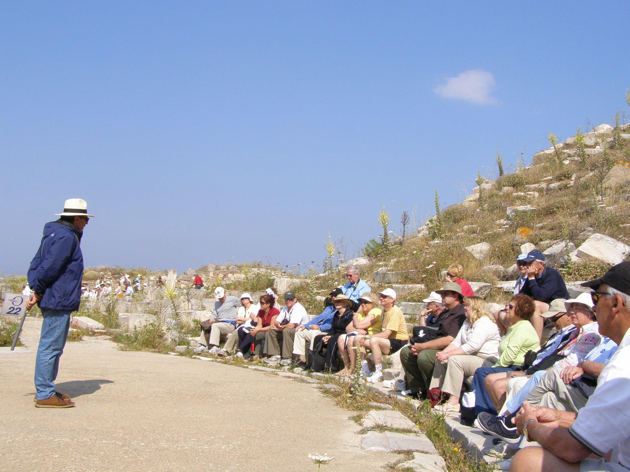 He shared his passion for the history of the island with us