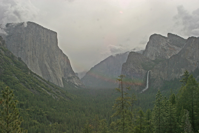 YOSEMITE VALLEY IN THE RAIN