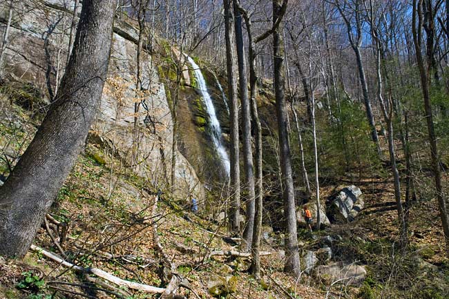 waterfall in Chestnut Ridge Heritage Preserve 1