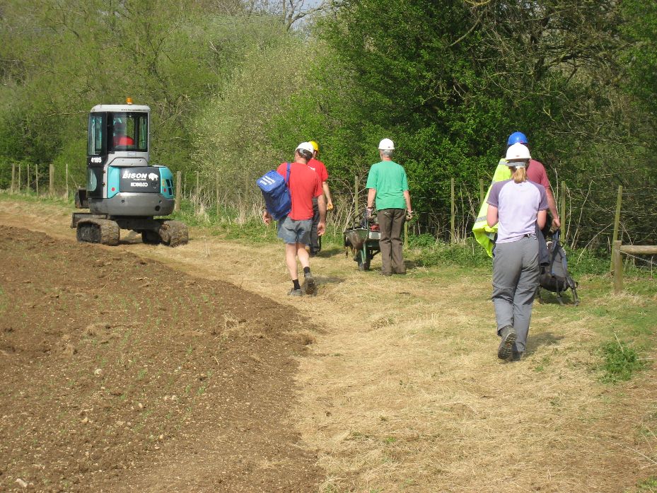 The walk back after a weekends excellent work