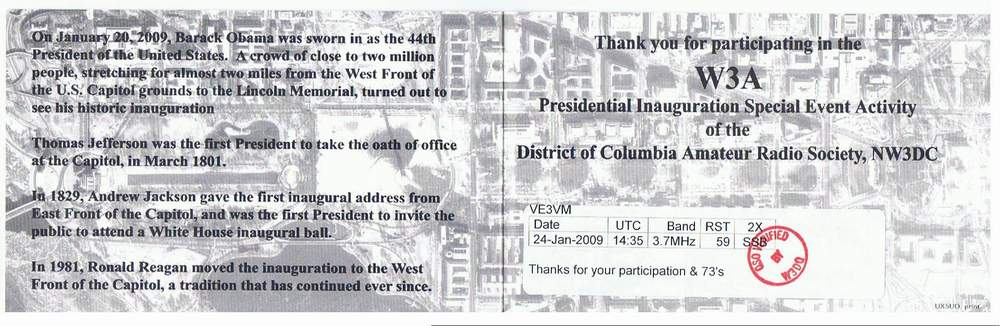 W3A Presidential Inauguration