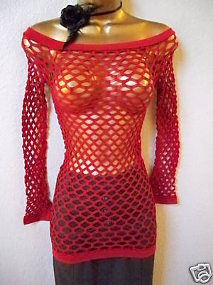 Red Fishnet_1size