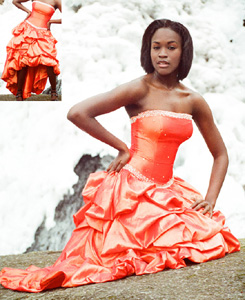 orange_ wedding size 8_ model size 3 or 4 ( arrived)