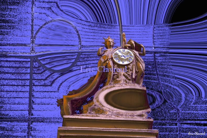 Le temps senfuit ... en bleu