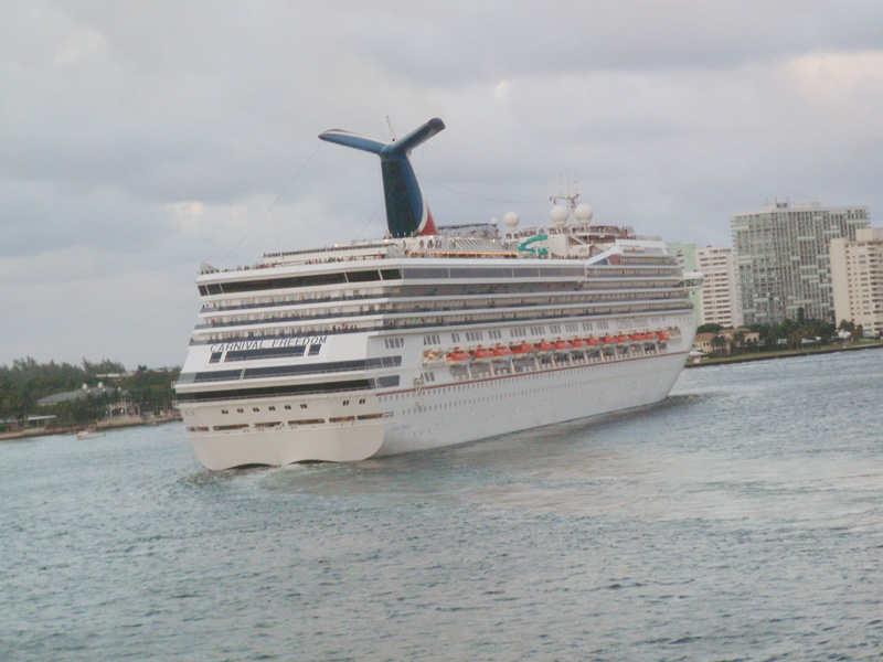 Carnival leaves for its cruise