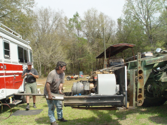 THE OLD PERKINS/MARATHON GENERATOR IS FINALLY OUT