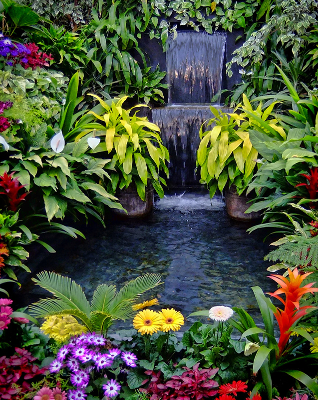 Butchart Gardens in Colour and Infrared 