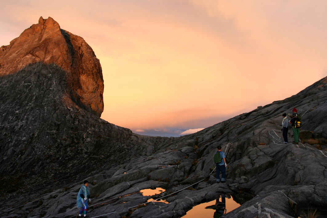 Climbing Mount Kinabalu - at sunrise