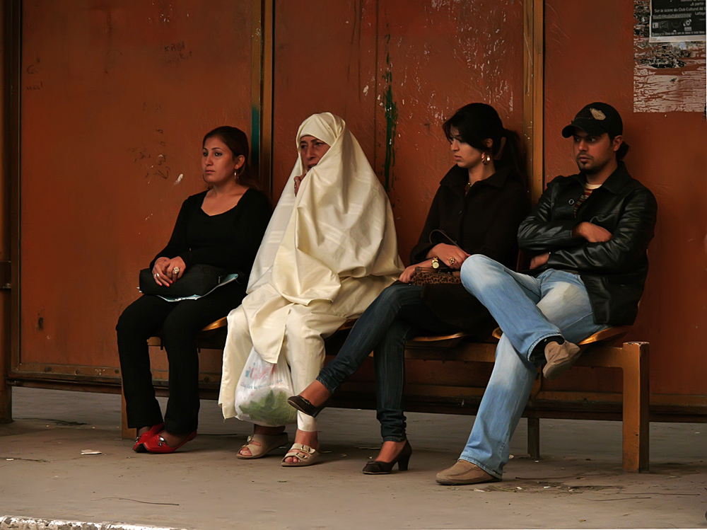 Tram stop, Tunis, Tunisia, 2008