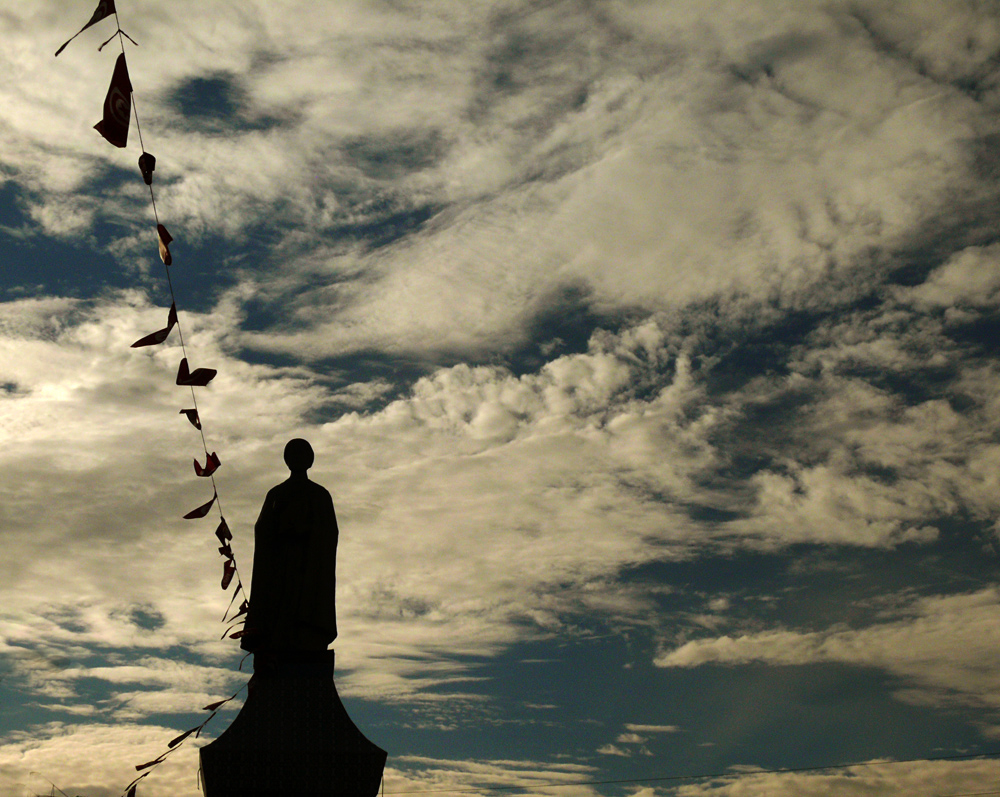 Statue of the poet, Tozeur, Tunisia, 2008