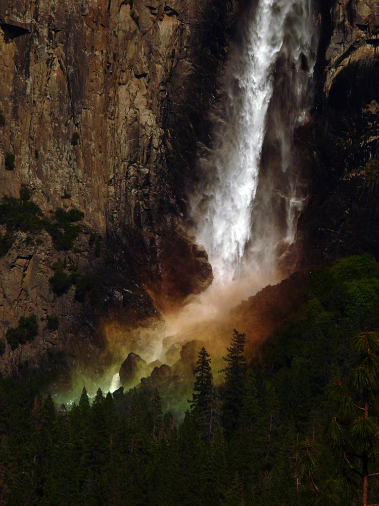 Rainbow on Bridalveil, Yosemite National Park, California, 2008
