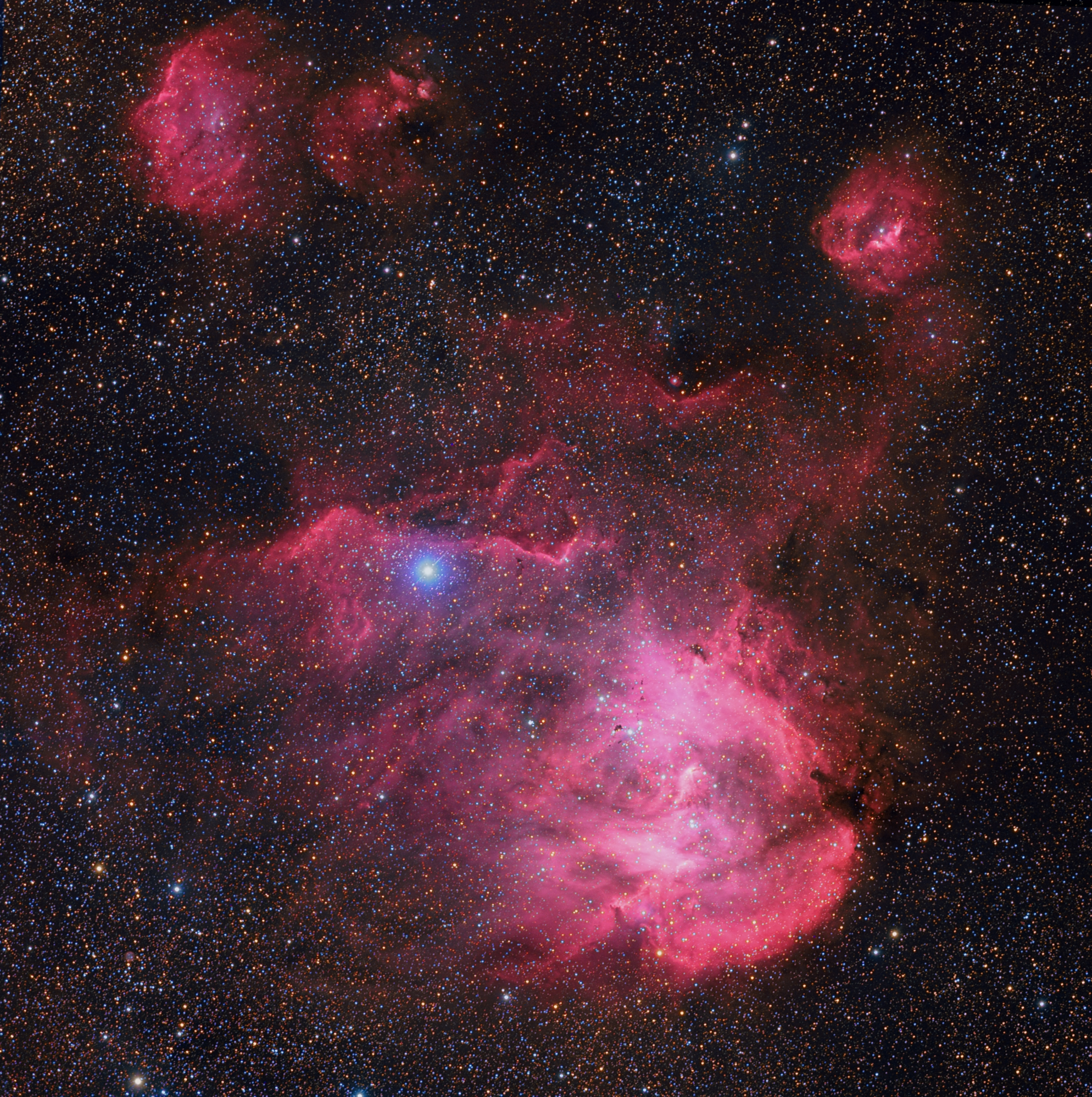 IC2944 Ha LRGB 110 60 30 30 60 Total of 4 hours 50 minutes