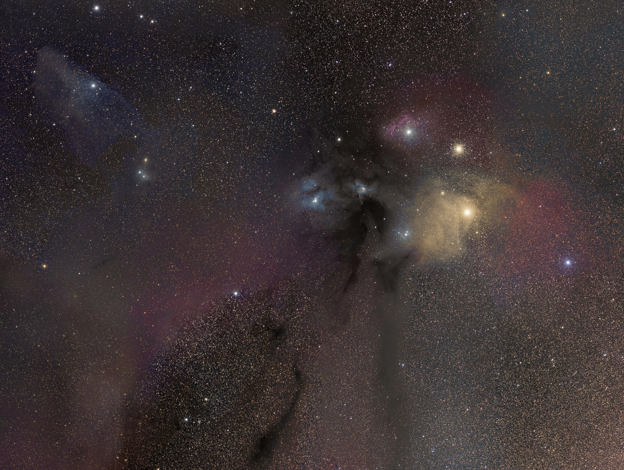 The Blue Horsehead to Rho Ophiuchi 13 panel mosaic  34 hours.jpg