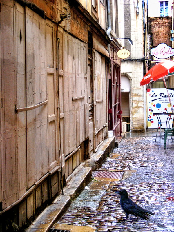 Rainy alley